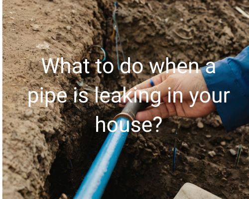 repairing leaked pipes underground