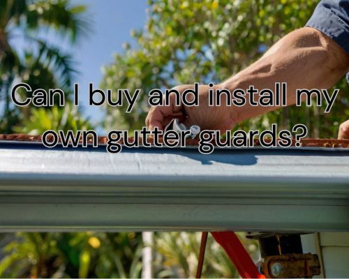 DIY installation of gutter guard