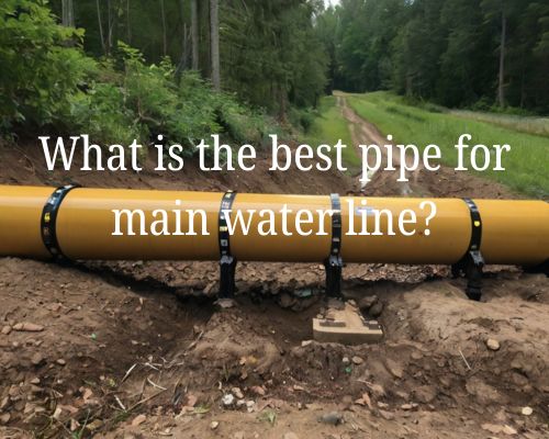 a main water line pipe