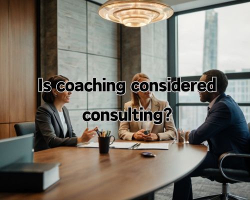 A person providing guidance to another, both engaged in conversation