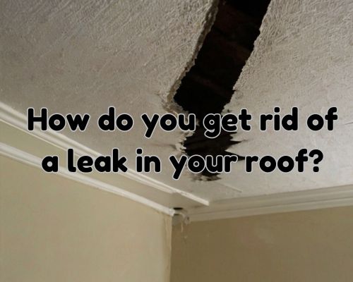 a broken ceiling due to leakage tracing