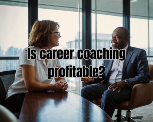 a career coaching session in a coach office