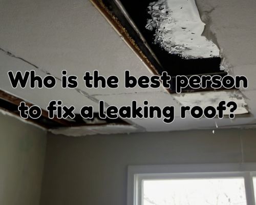 a ceiling in need of roofer's fixation