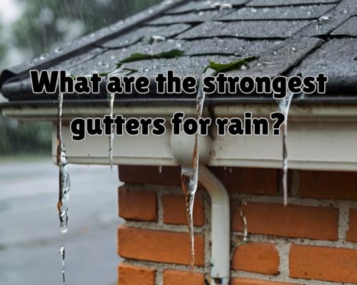 a good guttering during heavy rain