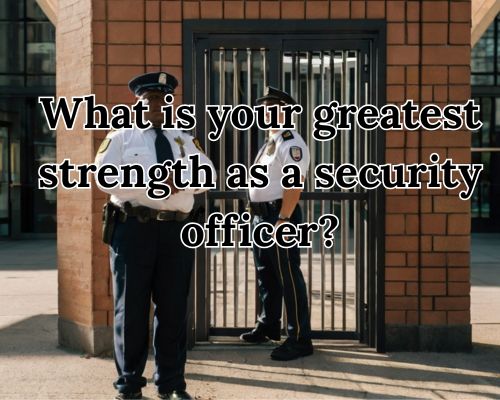 an alert and observant security